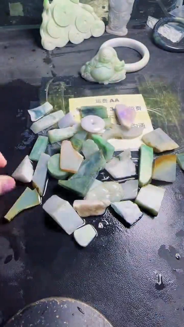 未镶嵌挂件翡翠天然翡翠018