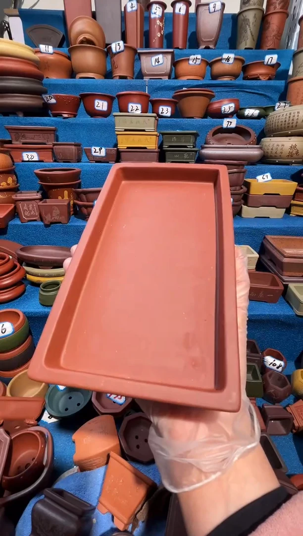 【闪购商品】紫砂紫砂花盆20*10.5*1.5