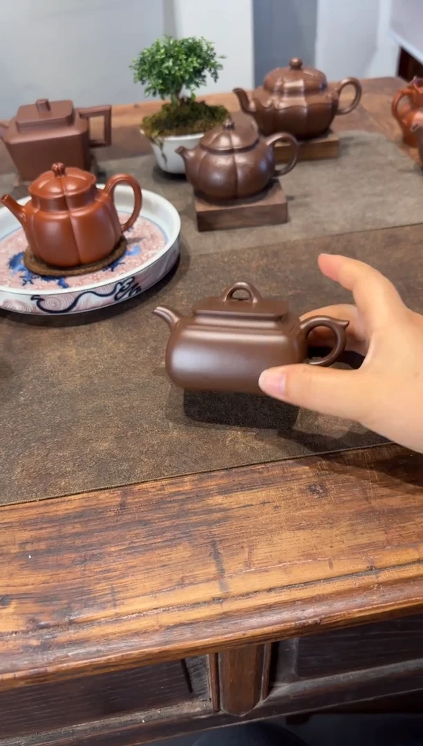 茶壶紫砂墨**风长四方紫砂壶