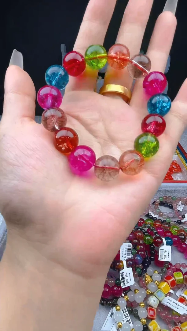 玛瑙/玉髓手链未镶嵌红彤彤轻奢珠宝手串