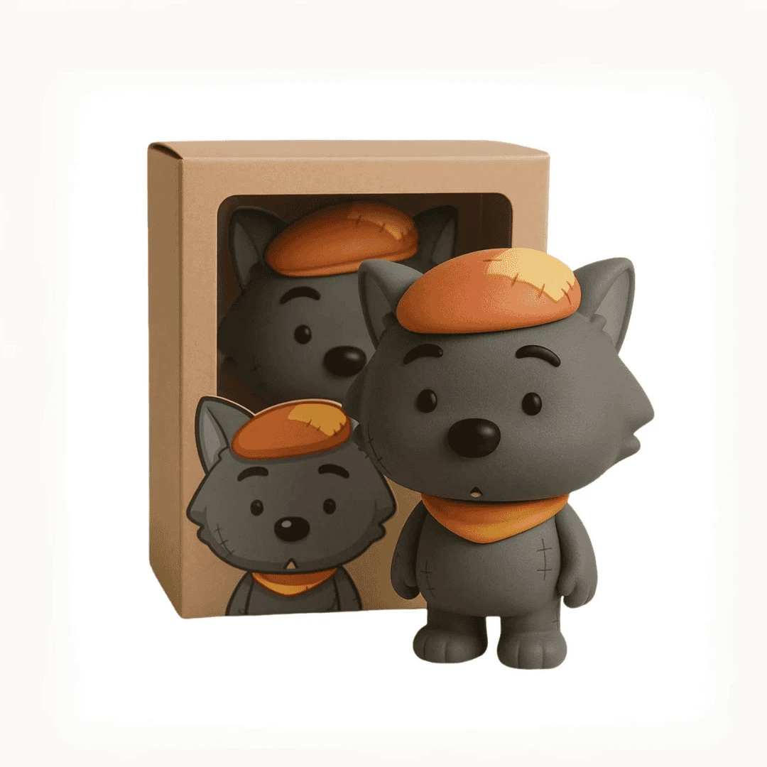 童趣公仔装饰】礼物【手办可爱灰太狼呆呆创意桌面灰太狼摆件玩偶