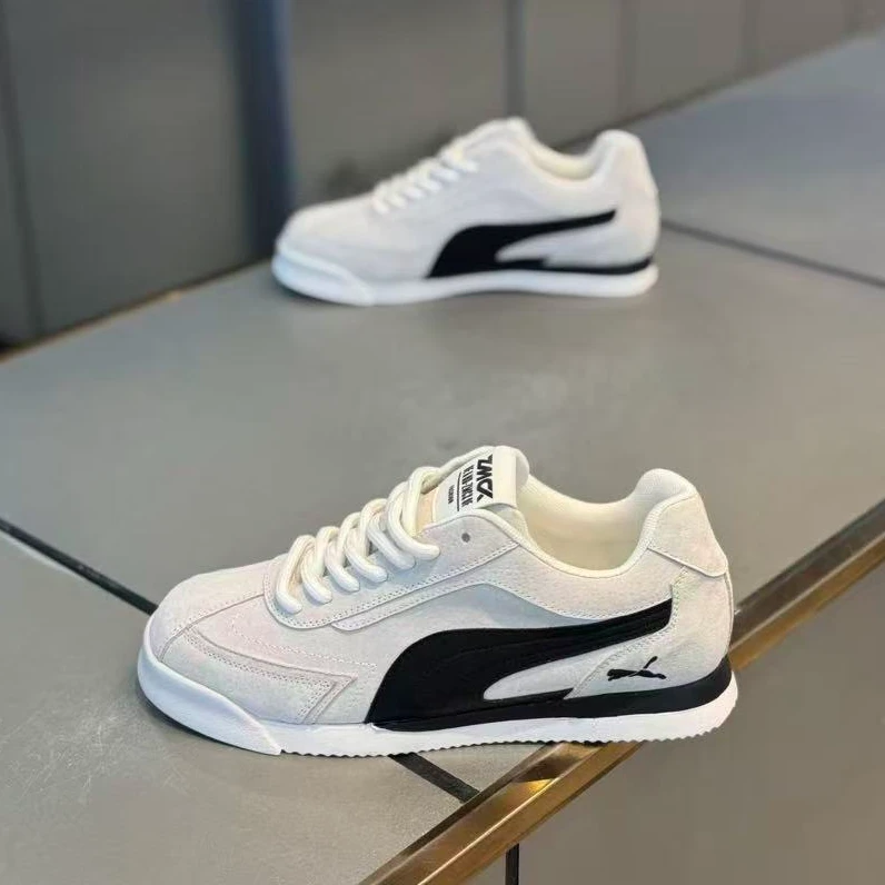 男鞋2025冬季新款时尚阿甘鞋男款磨砂皮轻奢复古休闲板鞋透气鞋子