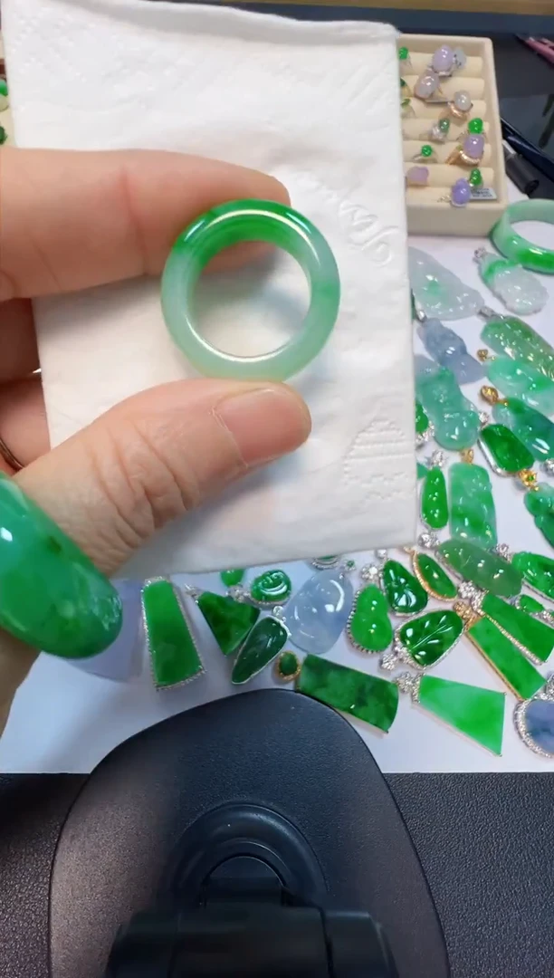 未镶嵌戒指翡翠3500