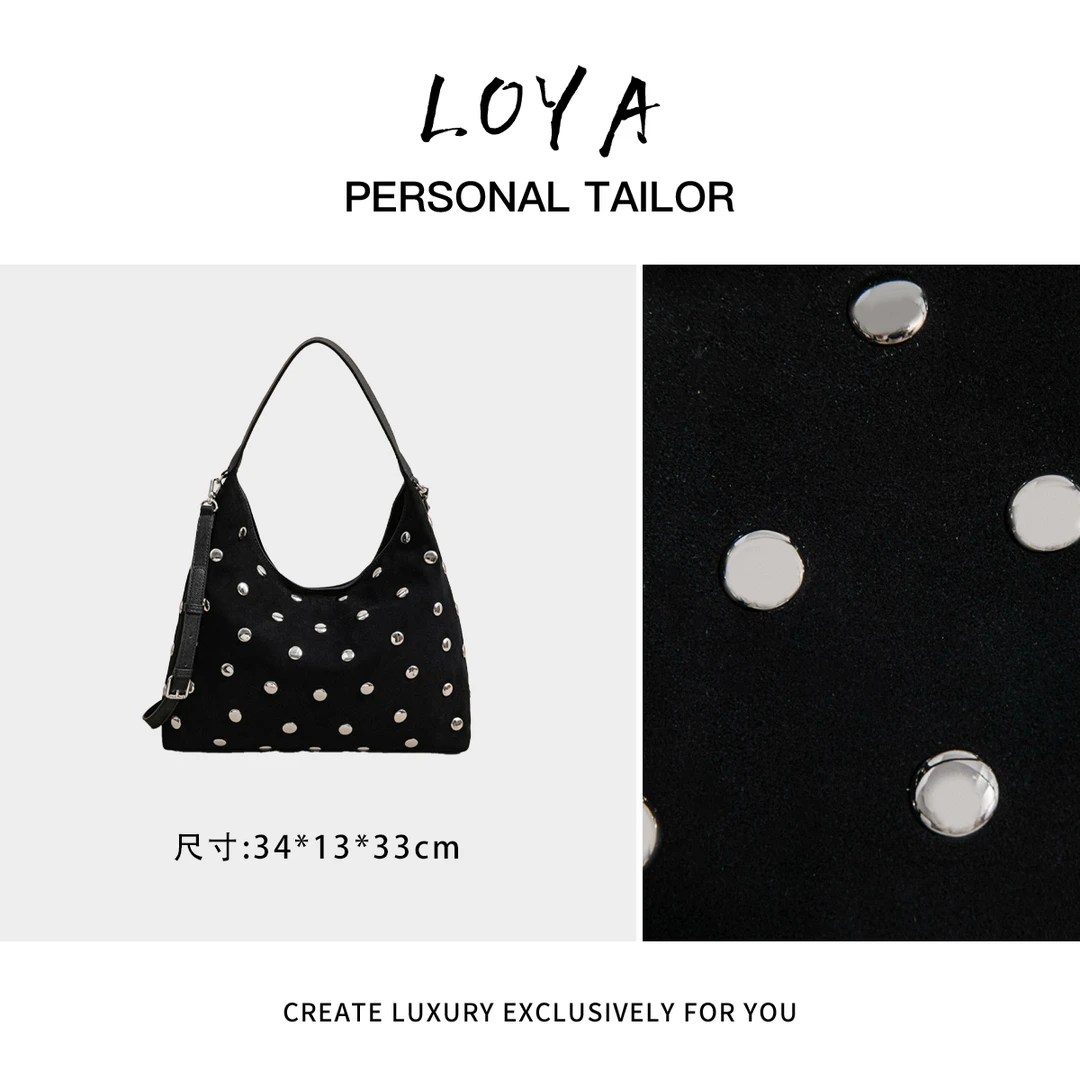 【洛洛定制】SK-63095-黑色轻奢时尚百搭新款女包