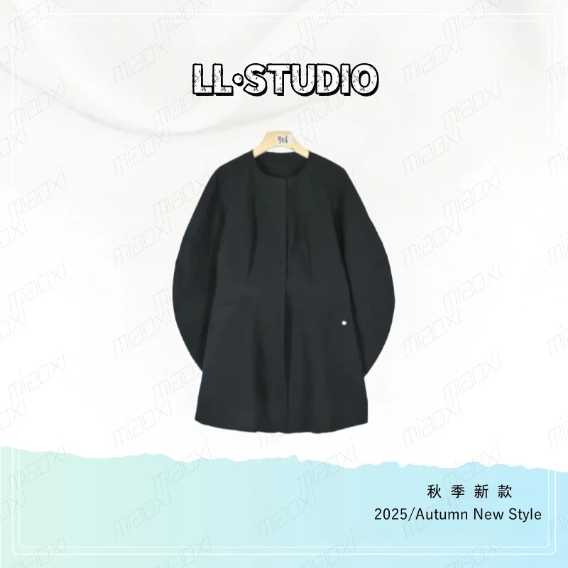 妙兮·LL秋季学院风复古风设计款立体装饰长袖外套上衣*20252198