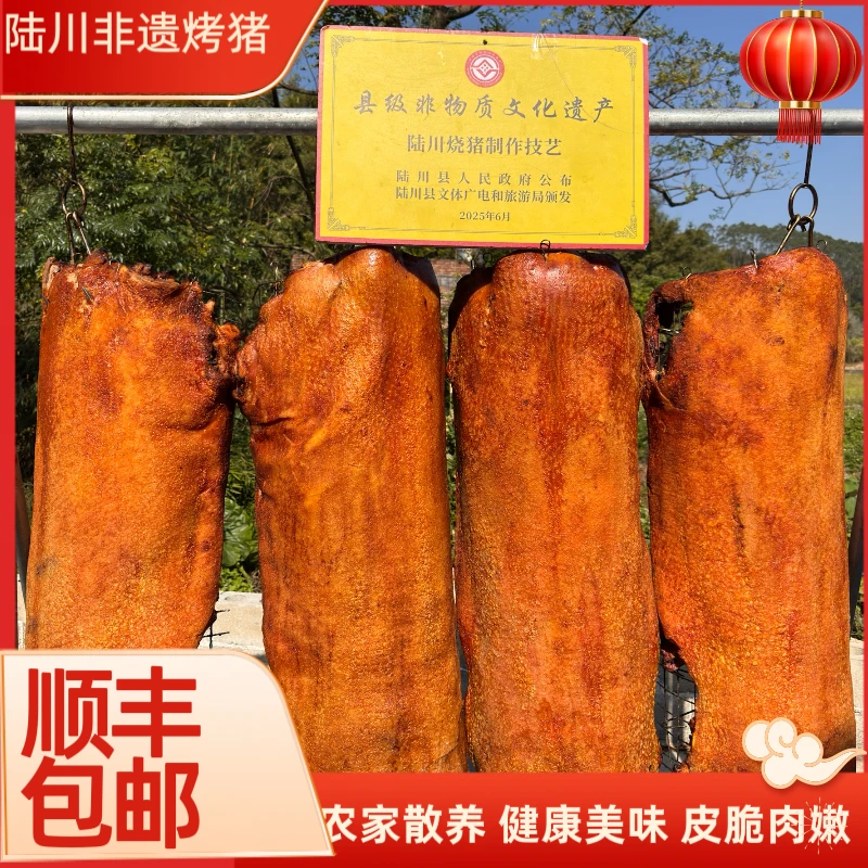 赠品扣肉 陆川非遗脆皮烤猪 当天现做 顺丰包邮