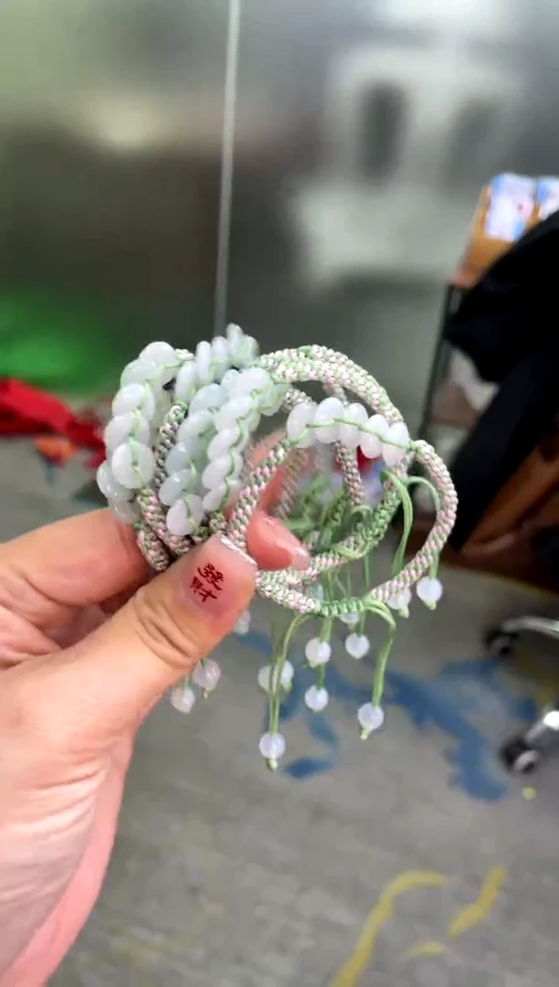 【闪购商品】翡翠手绳未镶嵌五福临门多样性发货发一件