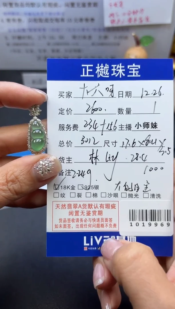 颈饰未镶嵌翡翠?***?ZYZB-1019969