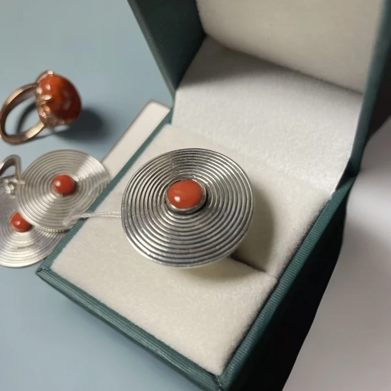 非金属木质戒指 三猫尼泊尔戒指红塑料戒指