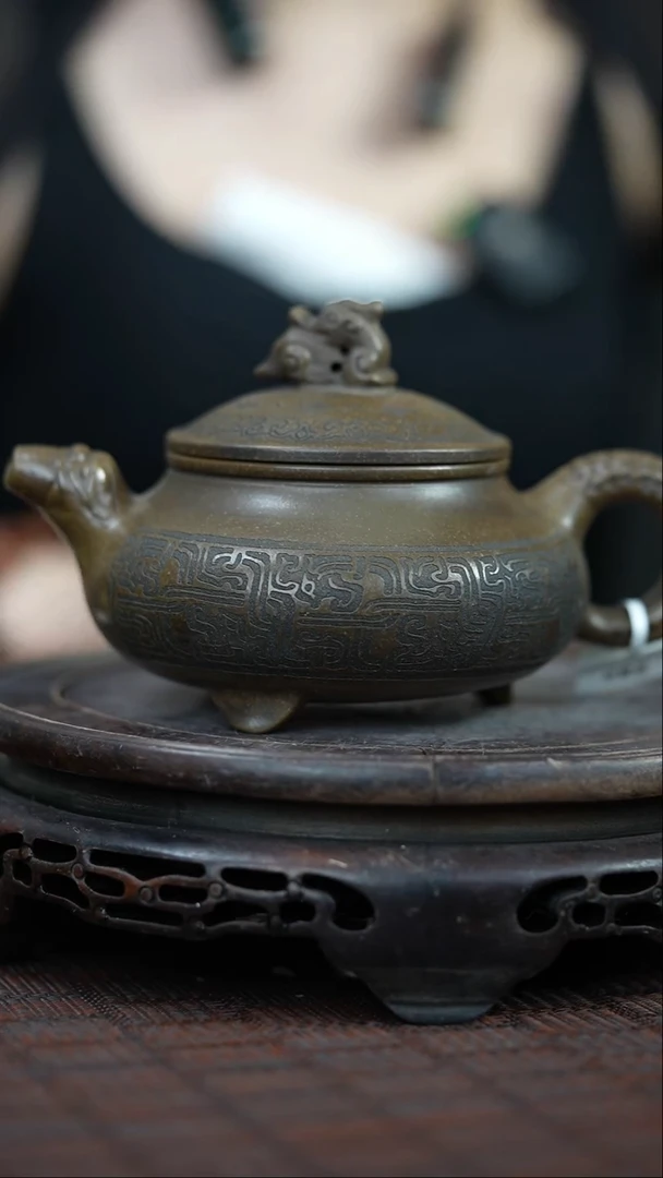 茶壶紫砂宜兴岁颐传砂原矿全手12