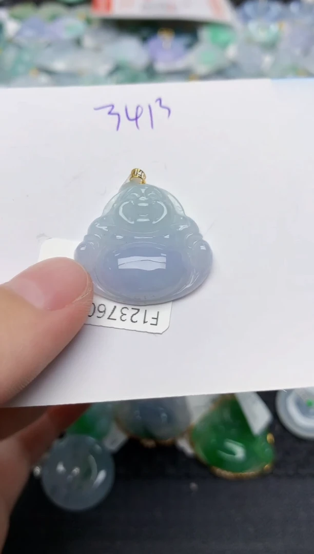 颈饰未镶嵌翡翠 天然缅甸A货翡翠百元以上9元证书费自理