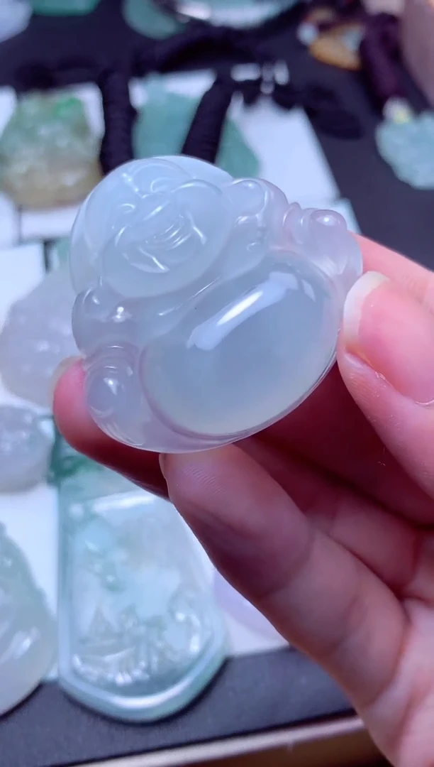 颈饰未镶嵌翡翠天然A货翡翠