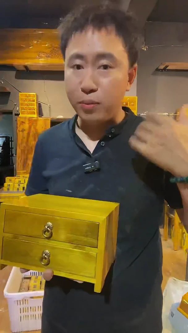 木金丝楠木制品双抽