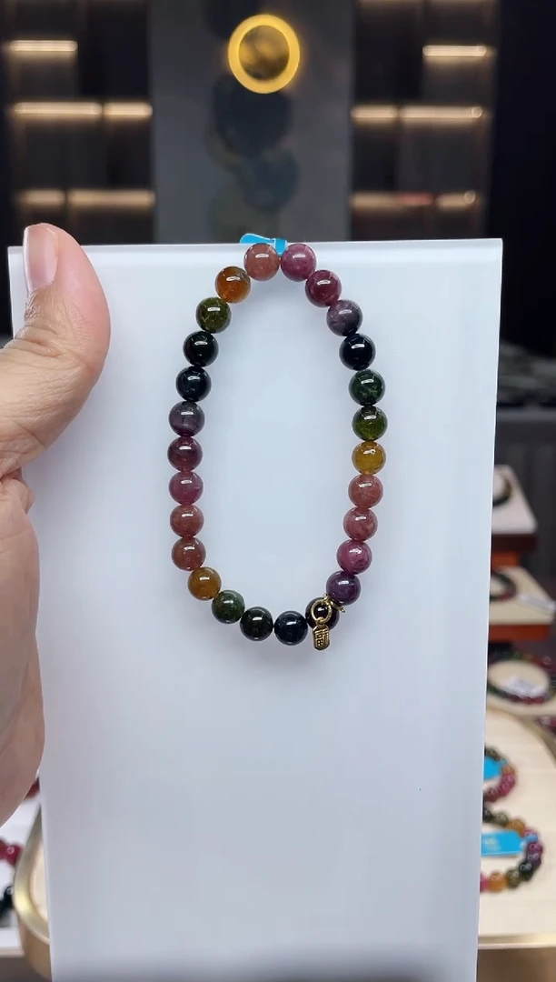 单圈手串未镶嵌碧玺（多样性 发一条）Q