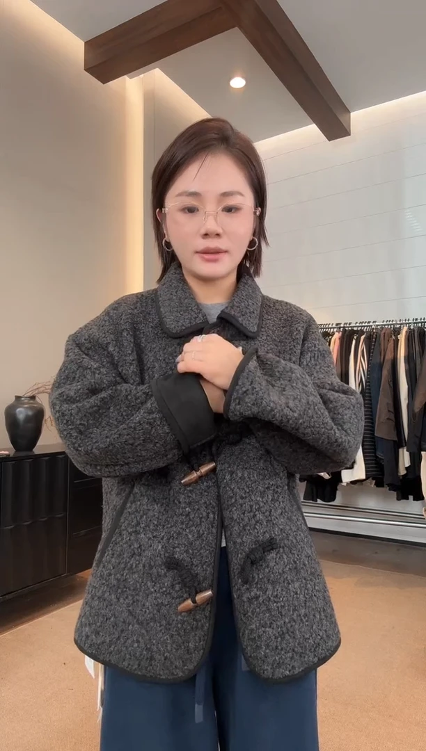 S***aXUZIYU.小个子定制外套  灰色L