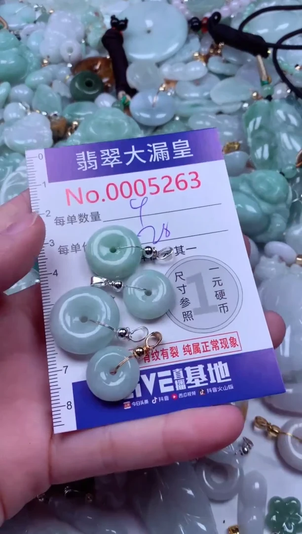 吊坠(不含链)未镶嵌翡翠5263