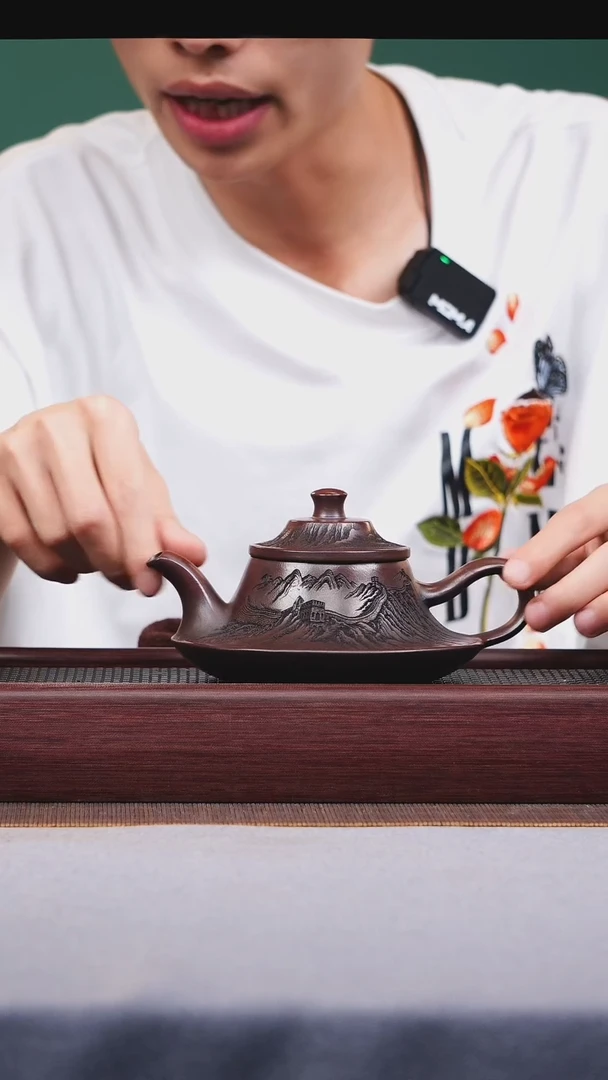 茶壶紫砂宜兴原矿紫砂作品