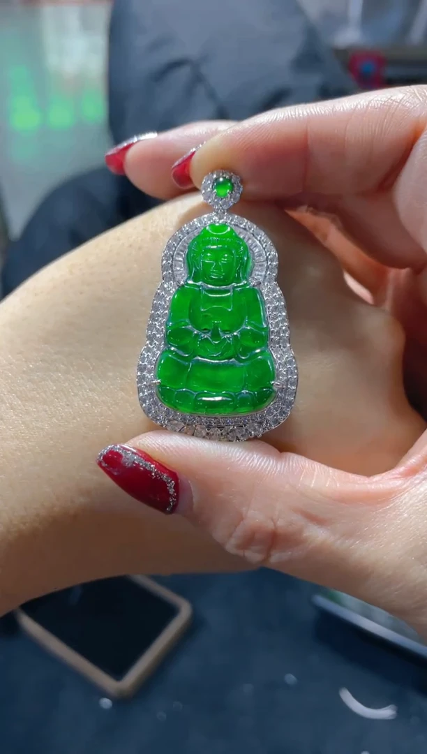 【闪购商品】定制翡翠未镶嵌天然A货翡翠假一罚四（多样性）