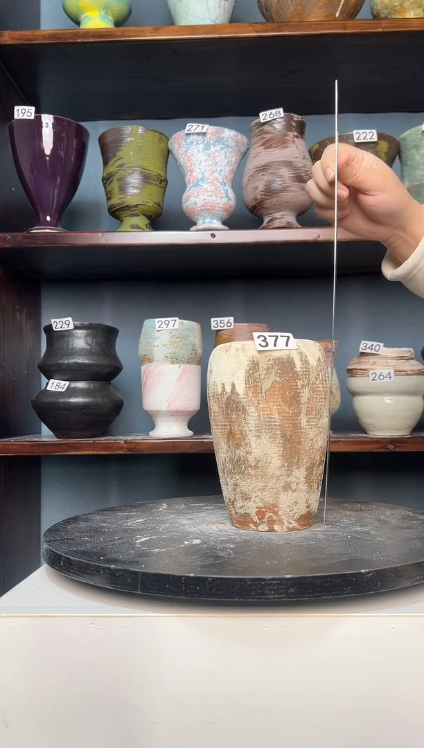 瓷片白泥377有孔10/18