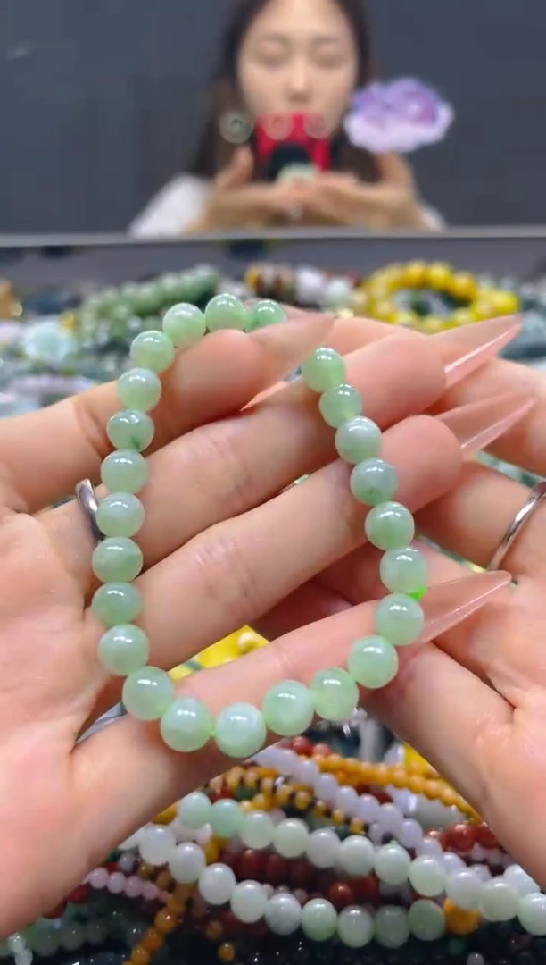 颈饰未镶嵌翡翠7MM