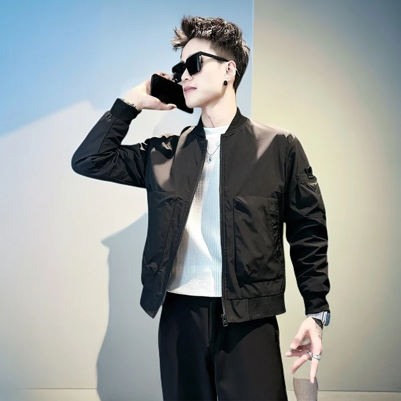 NYING2025年秋季棒球制服夹男士新款今年流行的时尚帅气秋季夹克
