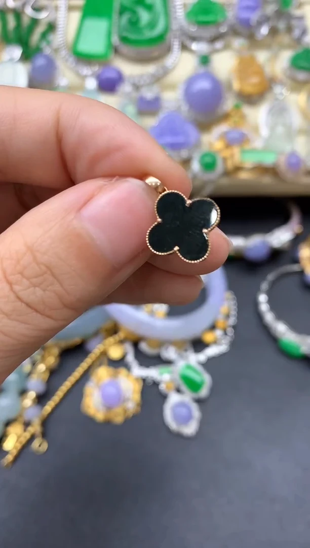 【闪购商品】翡翠颈饰18K金镶嵌303-中国好珍宝