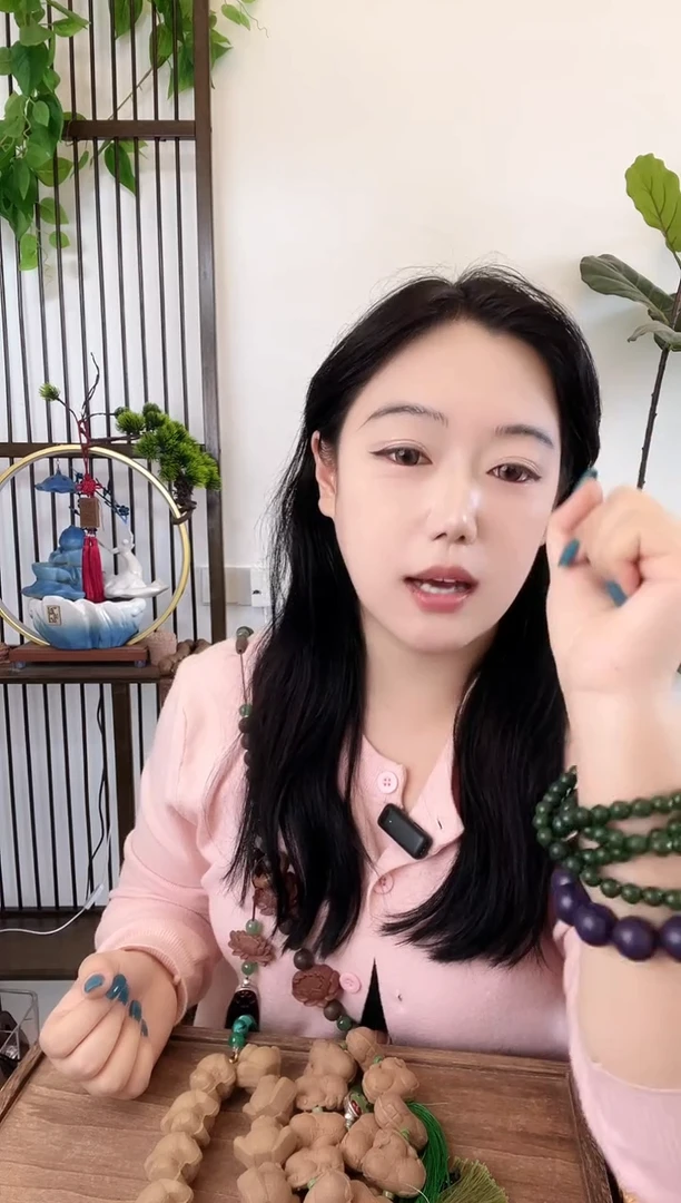 泥塑梦灵108籽脖挂