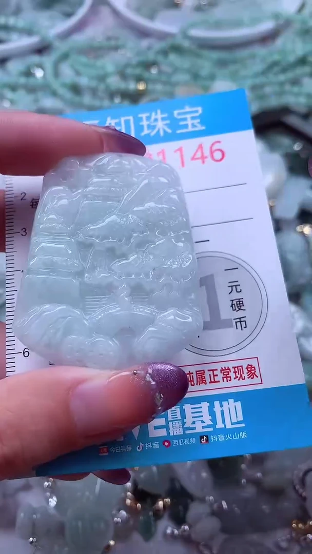 翡翠未镶嵌吊坠(不含链)1146
