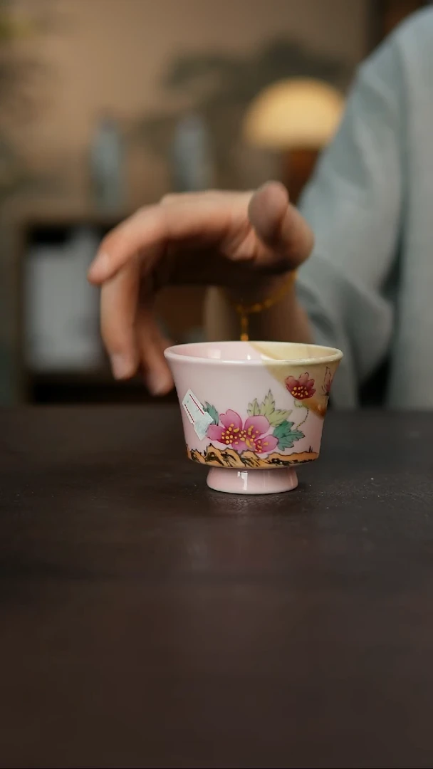 杯景德镇陶瓷杯碗柴烧瑕疵
