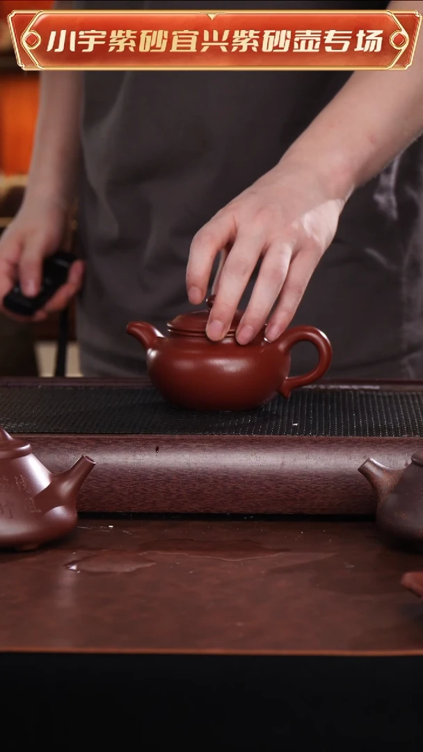 茶壶紫砂全手工朱泥紫砂壶