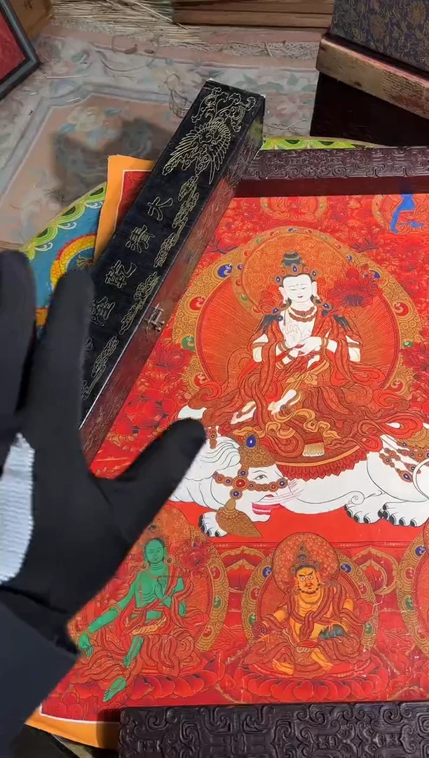 卷轴画路路的唐卡tk160