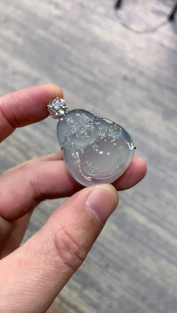 颈饰未镶嵌翡翠天然A货翡翠