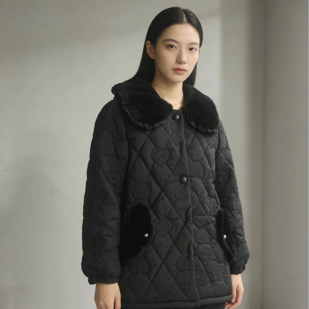 【三防短款】三层夹棉秋冬季加绒加厚睡衣女贵妇冬款家居服翻领套装