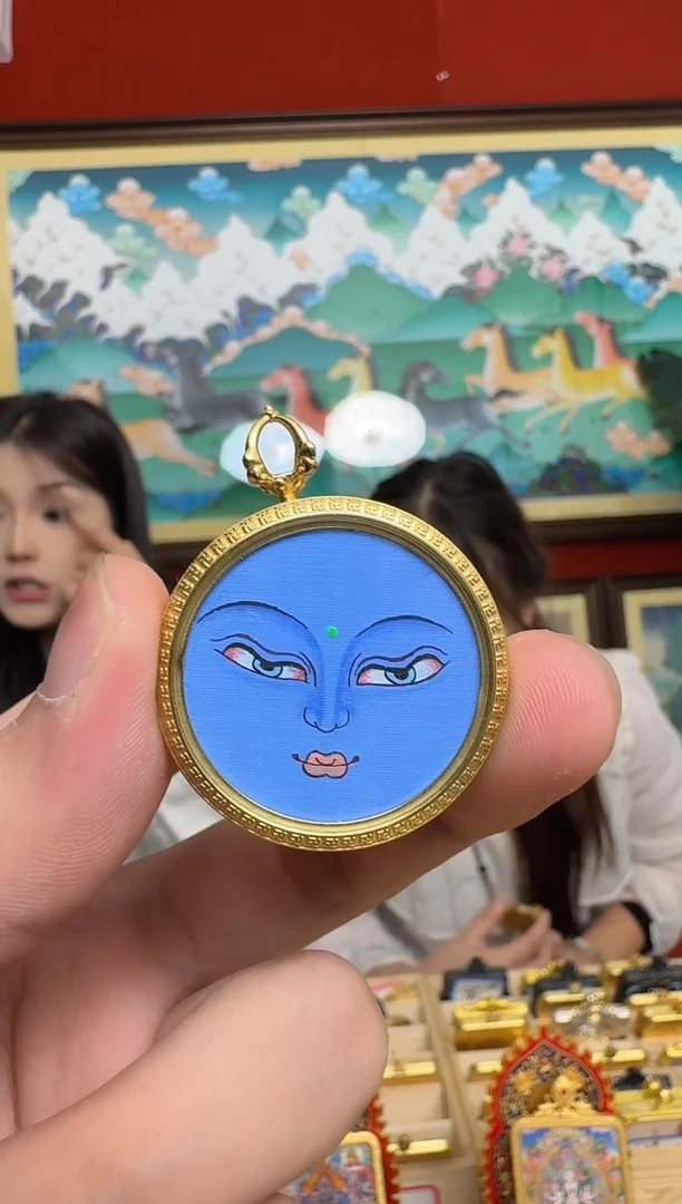 吊坠-热贡纯手绘