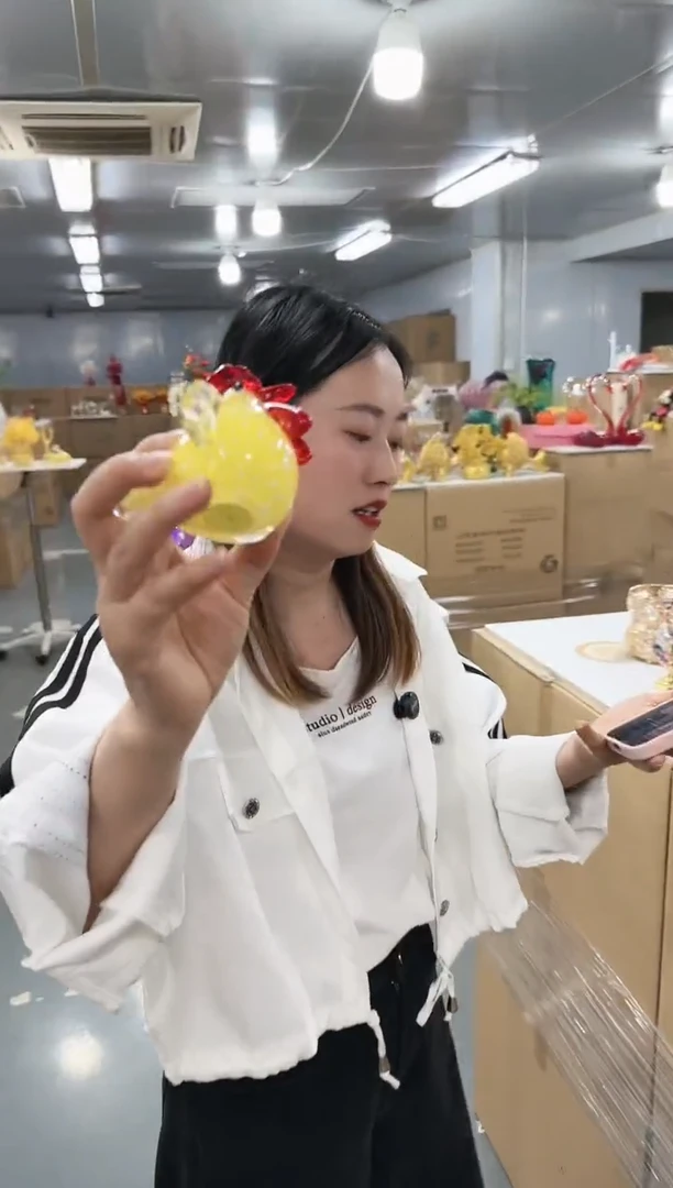 花间集水晶琉璃摆件133