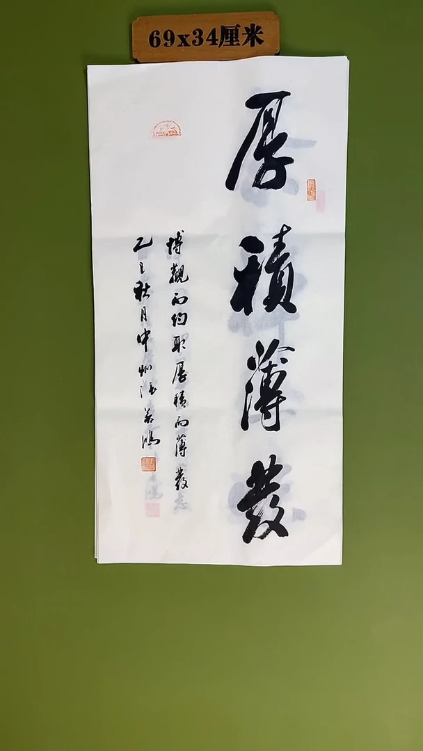 书法书法 张若鸿 尺寸69cm*34cm