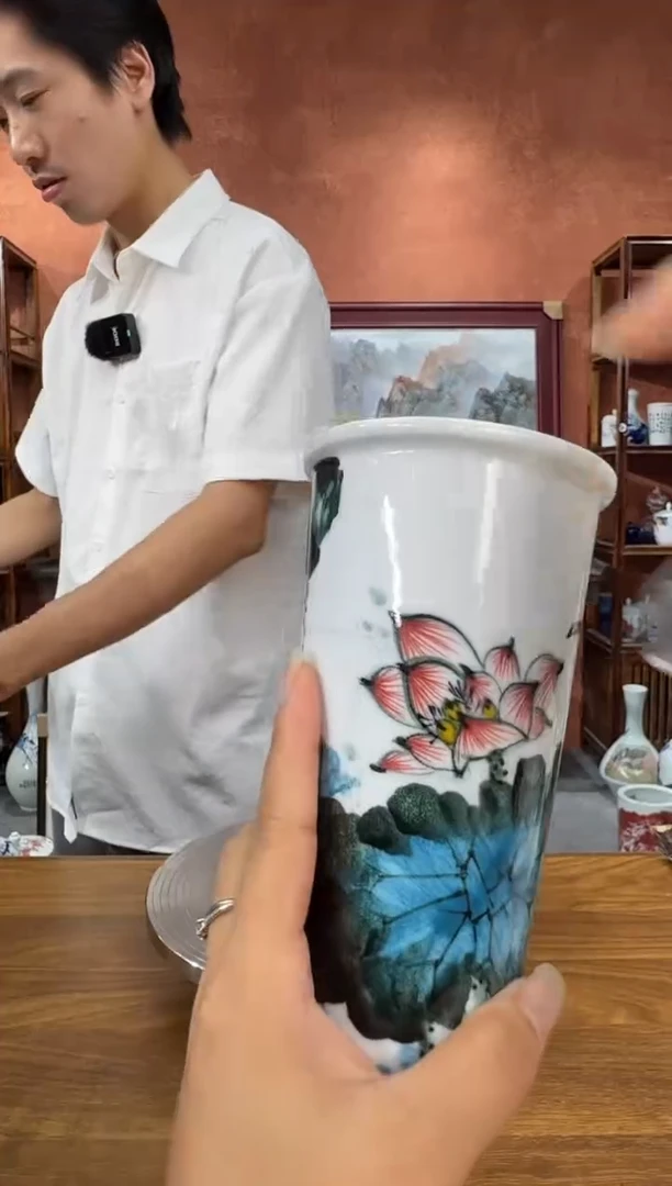 吴义松陶盟手工手绘陶瓷编码：5681