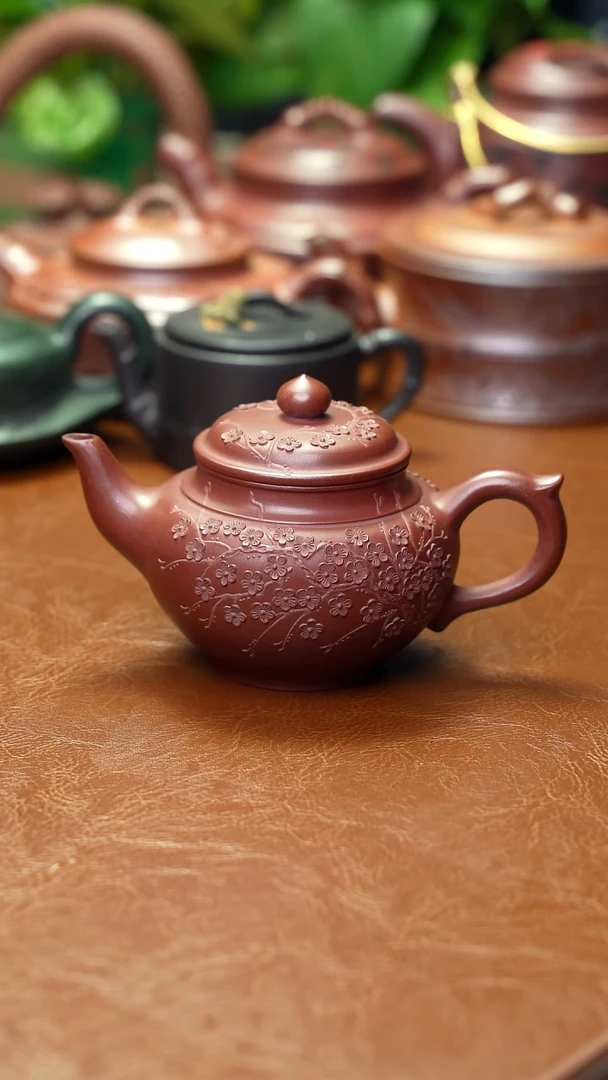 茶壶紫砂微瑕不退不换300cc