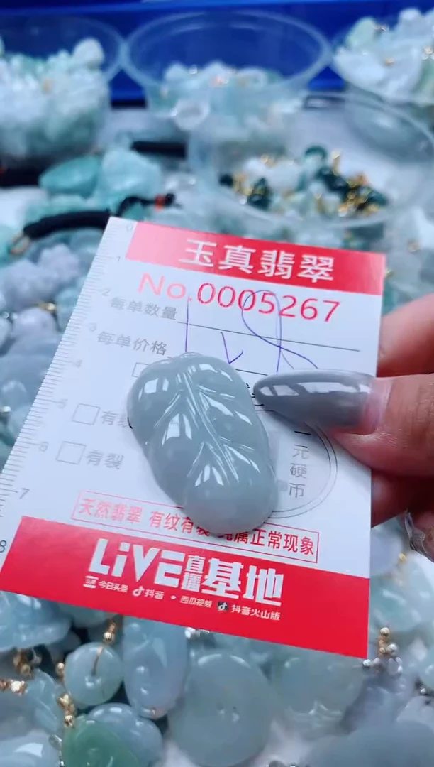吊坠(不含链)未镶嵌翡翠5267