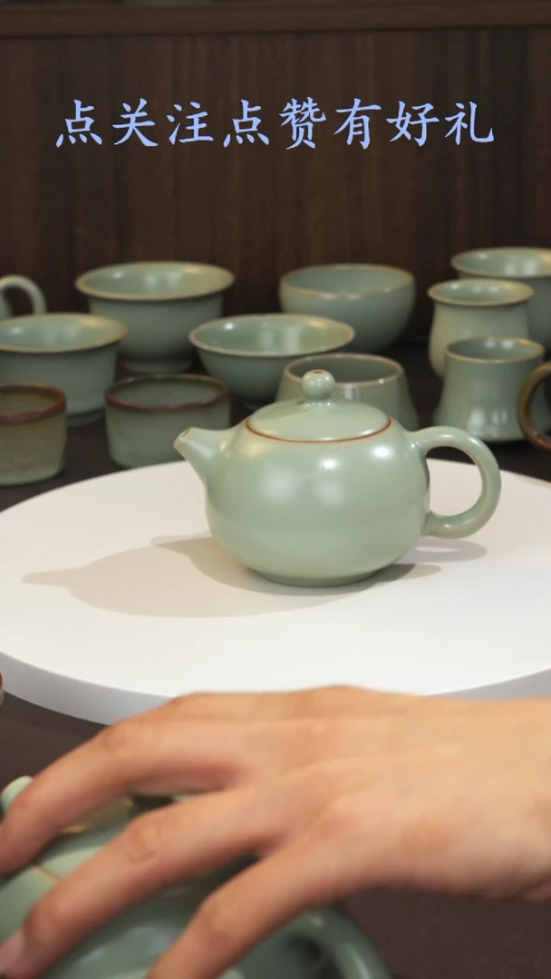 蟹**蟹宣宝汝瓷原矿原釉作品