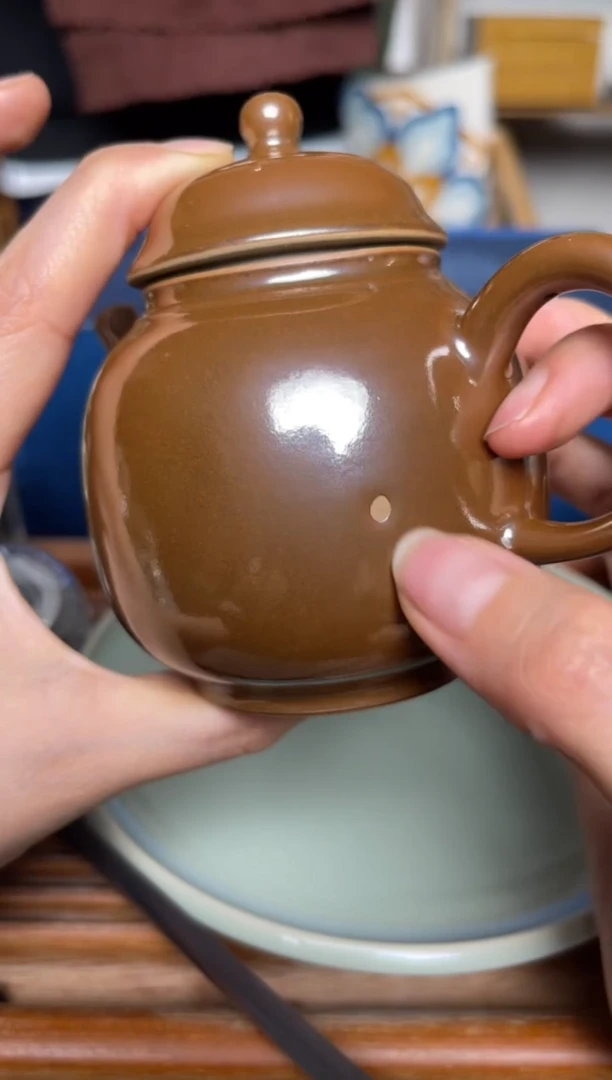 【闪购商品】其他纯手工紫金釉公道壶 微瑕福利