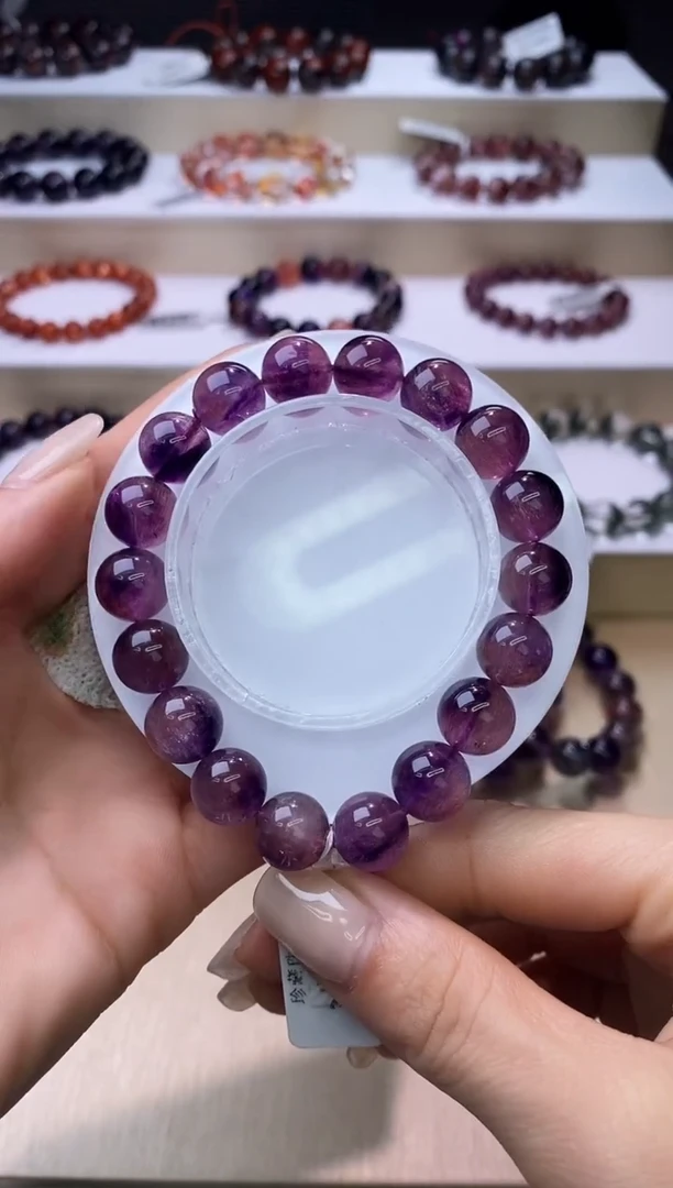 【闪购商品】水晶手链未镶嵌紫超七11m+