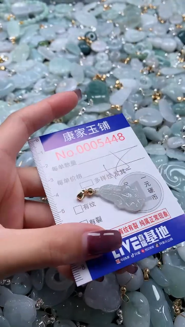 翡翠未镶嵌吊坠(不含链)5448