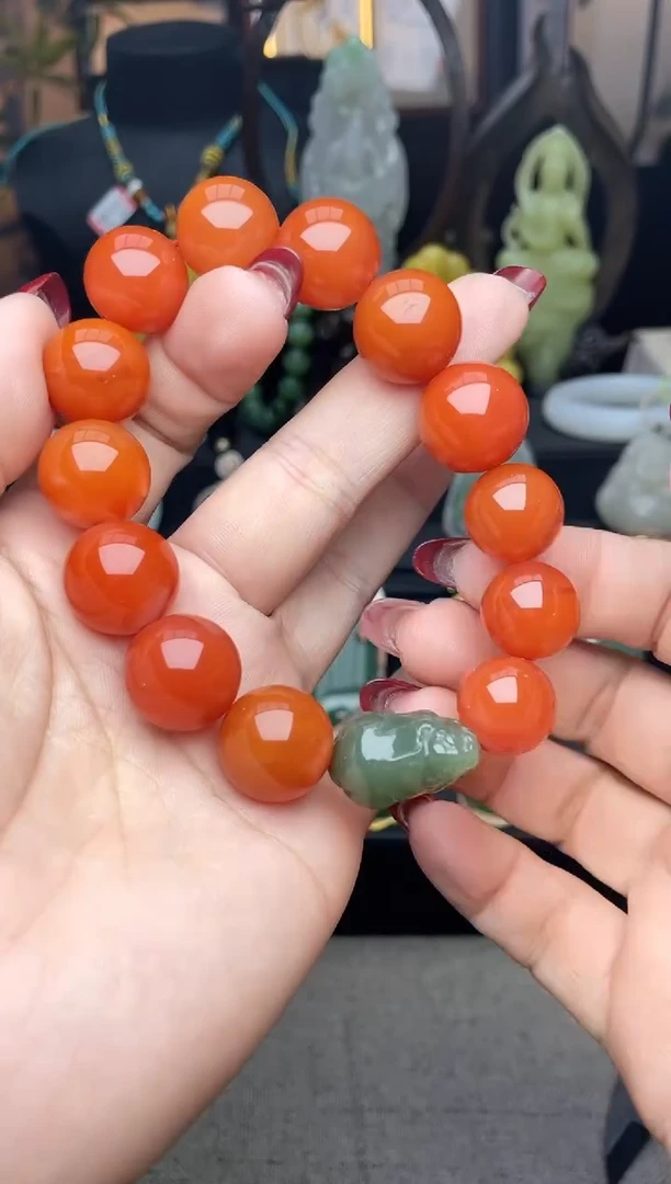 【闪购商品】南红玛瑙手链未镶嵌手串