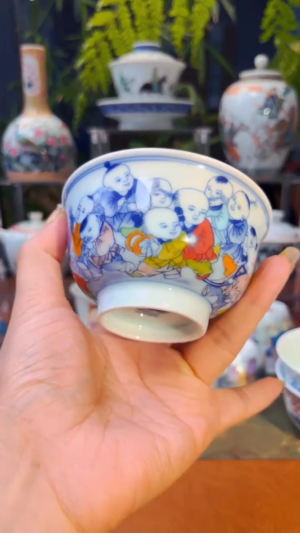 景德镇手工小茶碗