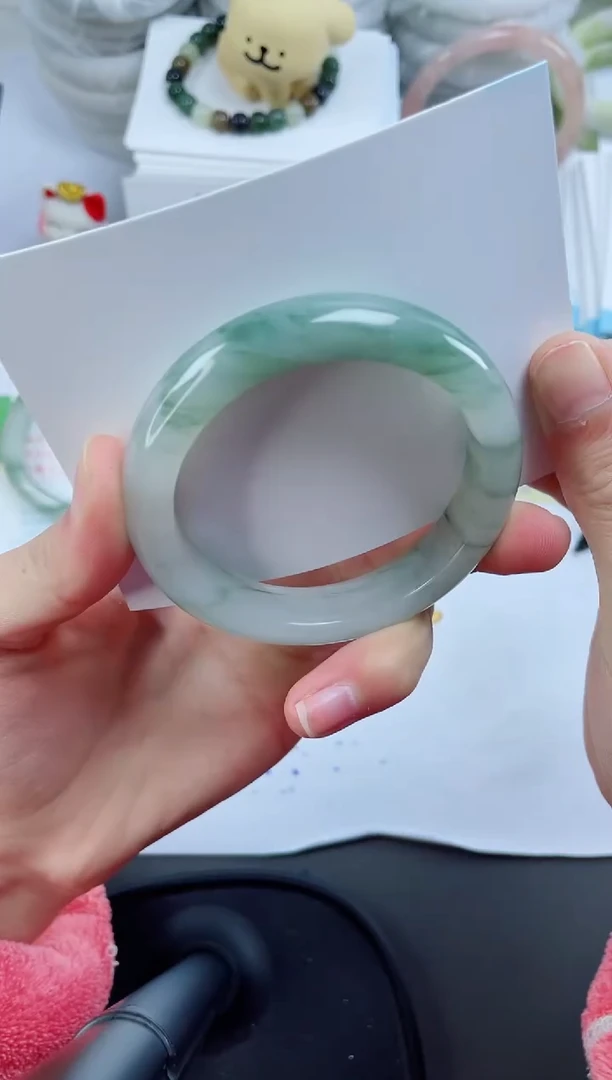 【闪购商品】石英质玉手镯未镶嵌3182-52.2