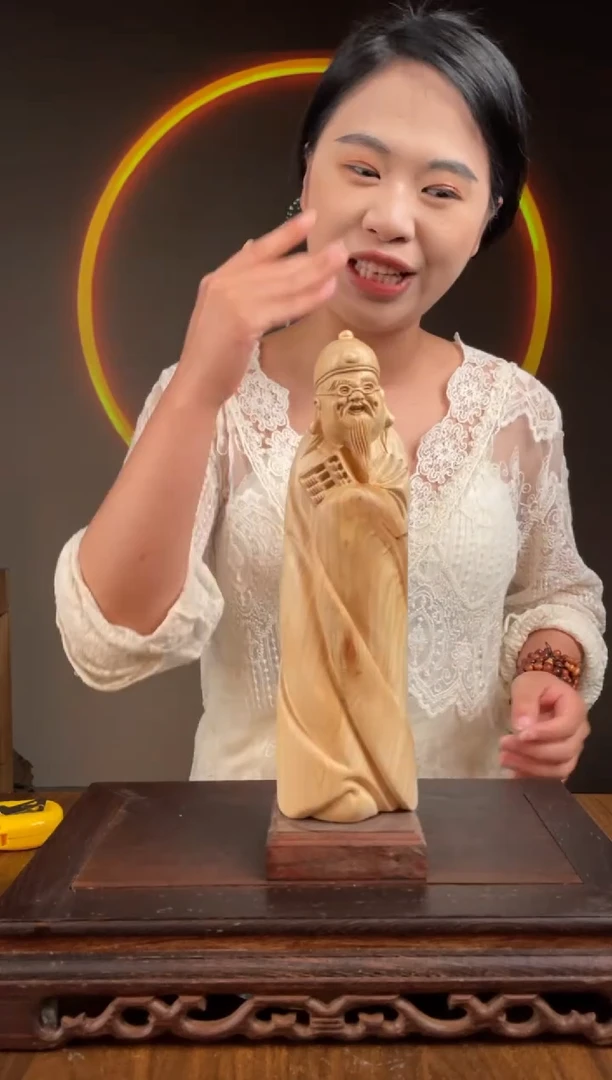 柏木（崖柏）手工摆件,先抢先得!编号:34