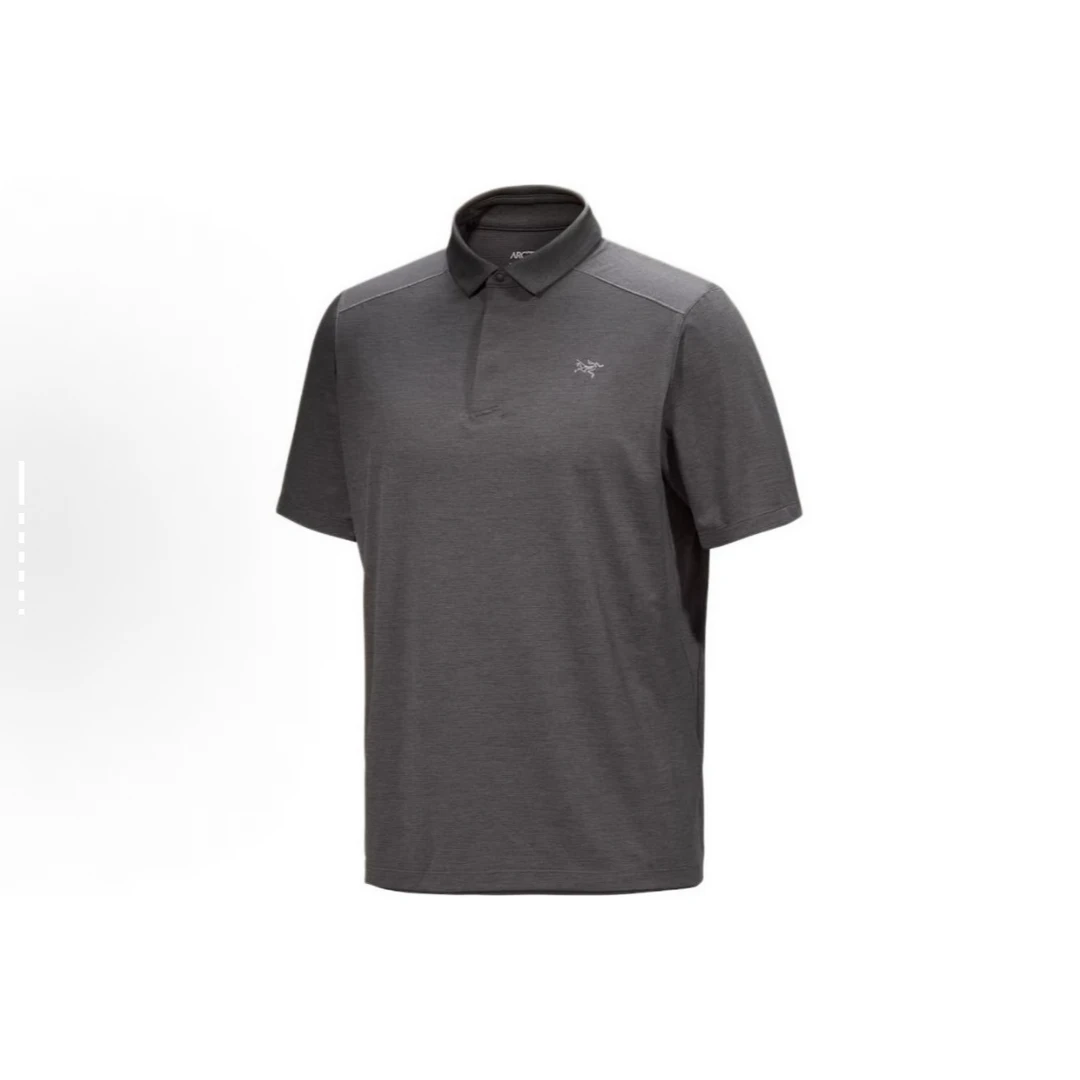 【正品】始祖鸟CORMAC Polo Shirt 徽标休闲吸湿排汗透气短袖