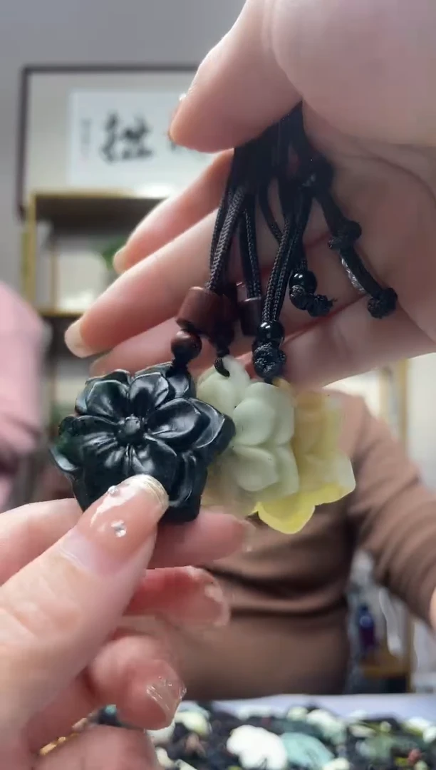 未镶嵌岫玉吊坠多样性发货*拍一发一