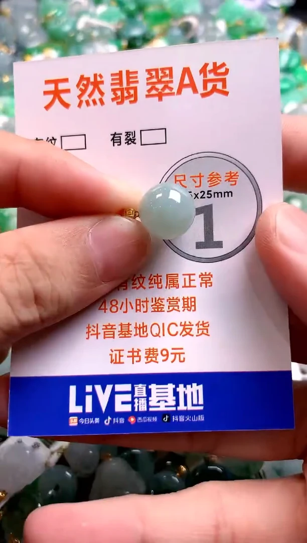 颈饰18K金镶嵌翡翠0868862399